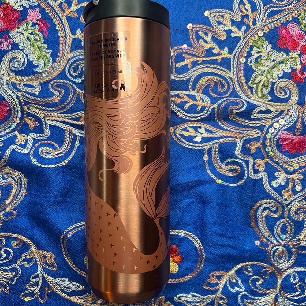 Copper Mermaid Travel Mug